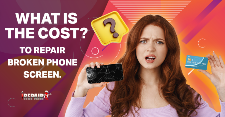 Image depicting the real cost considerations for repairing a broken phone screen, including parts, labor, and potential hidden fees.